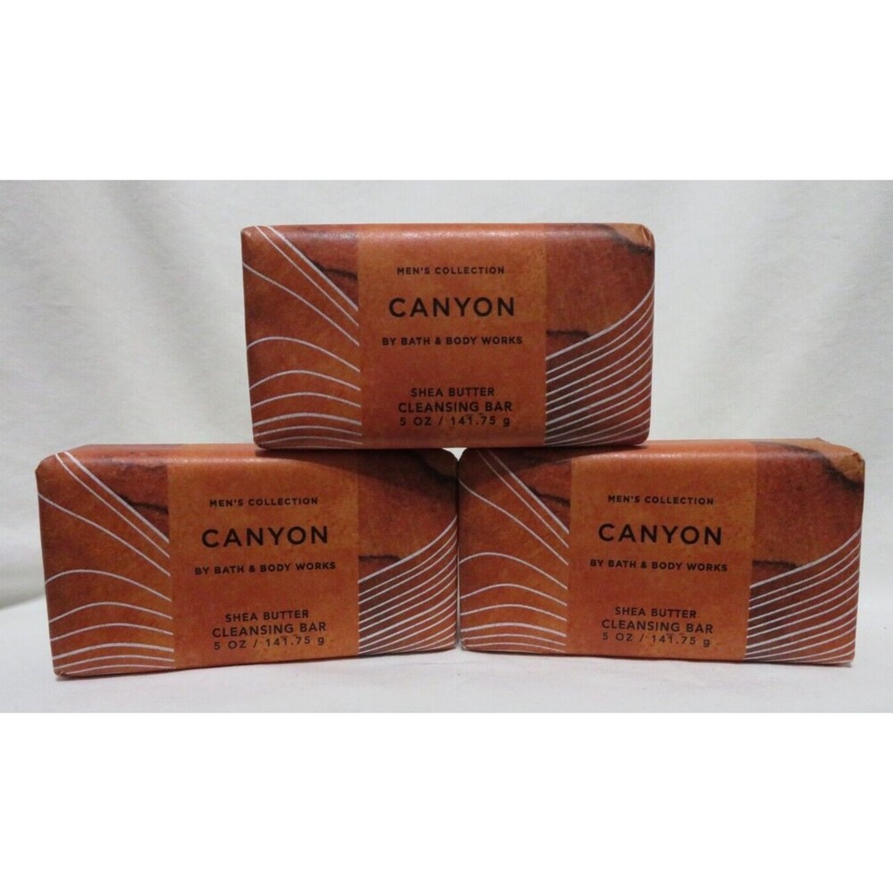 CANYON Bath & Body Works Cleansing Bar 5 oz x 3